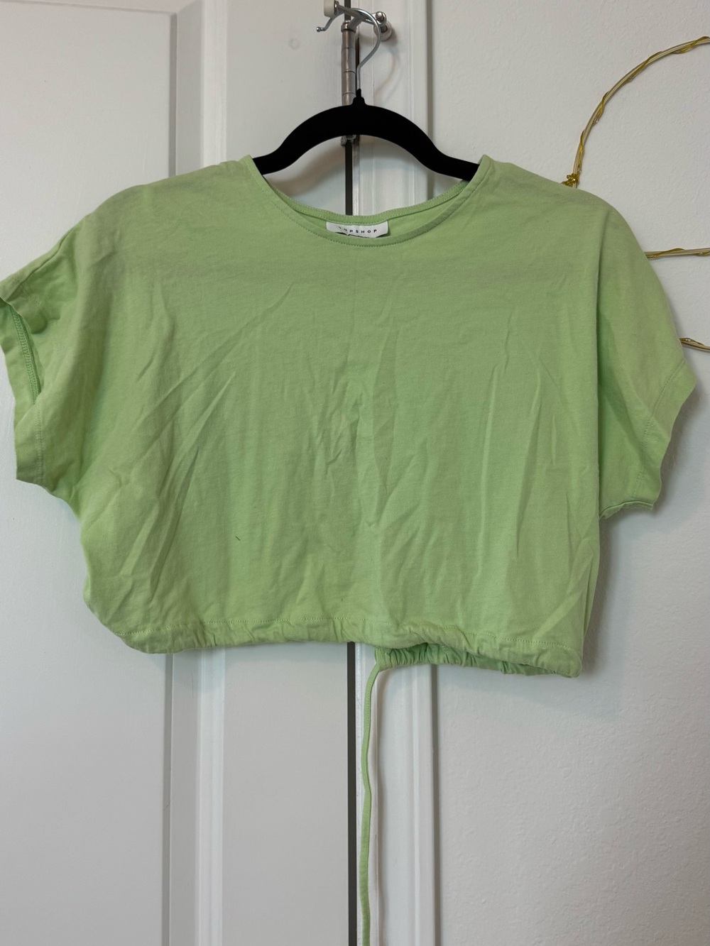 Topshop tie-back top